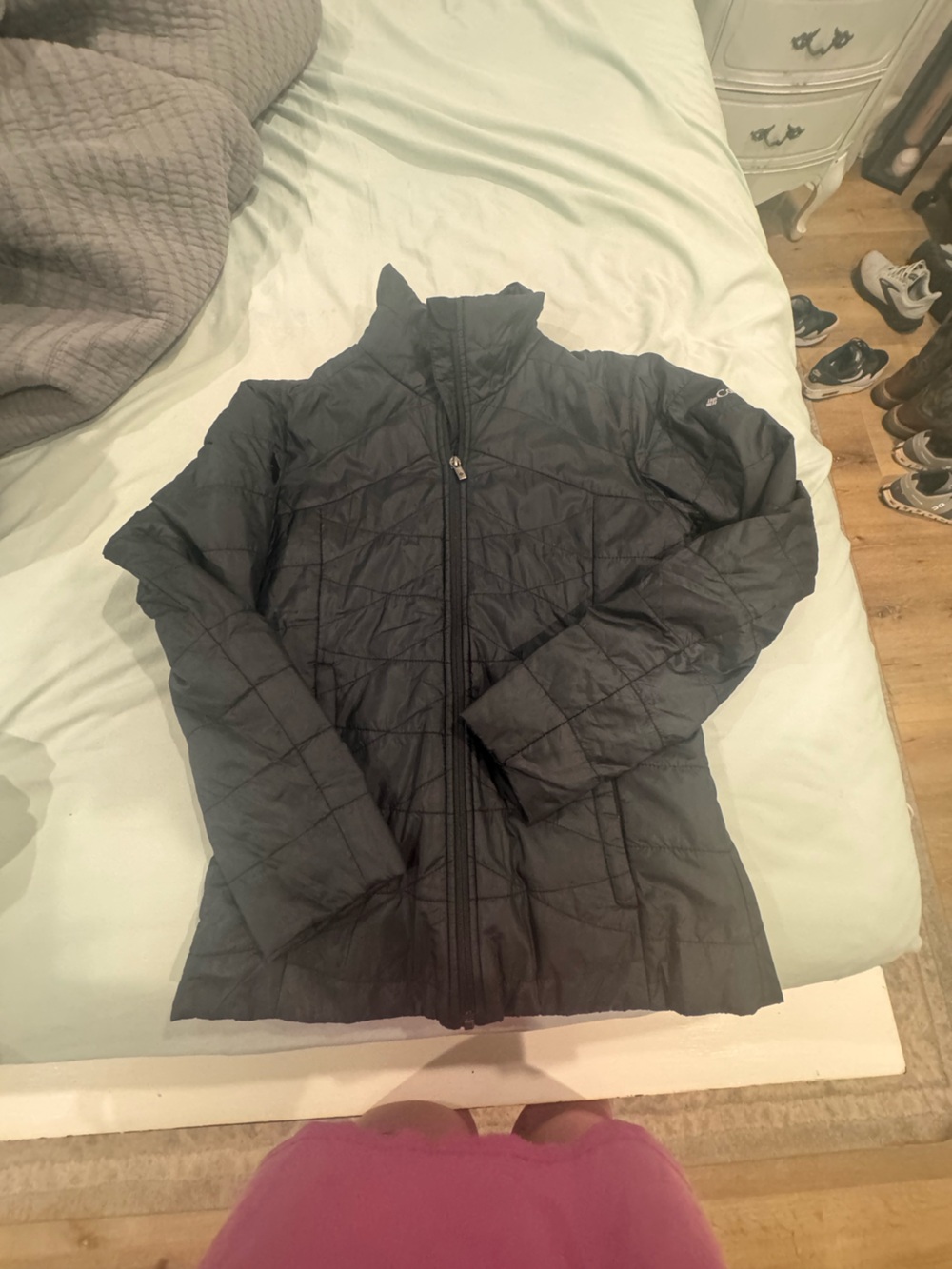 Columbia Black Quilted Puffer Jacket